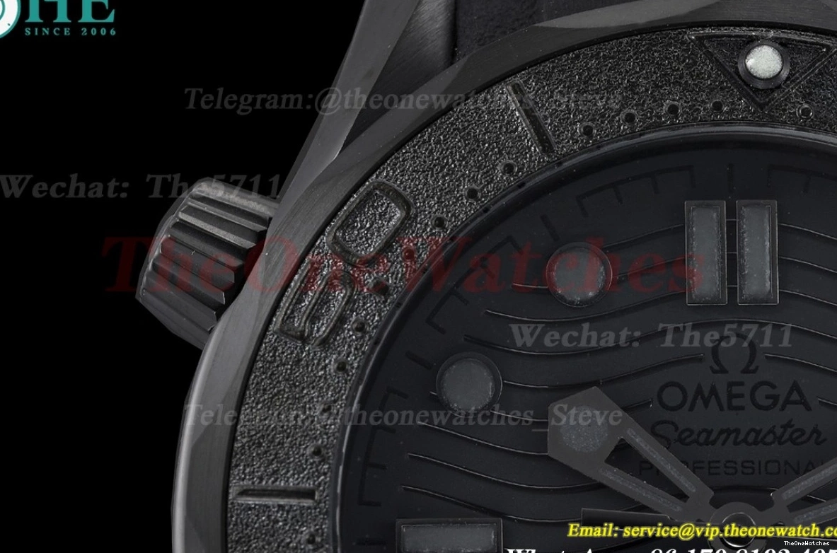 Dial 42mm MY8215 GDF Black 300m RU PVD Seamaster 1202